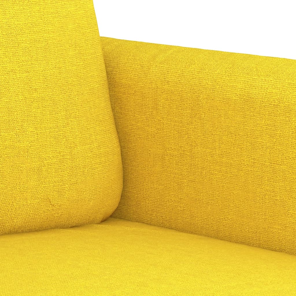 Sofa armchair, light yellow, 60 cm, fabric