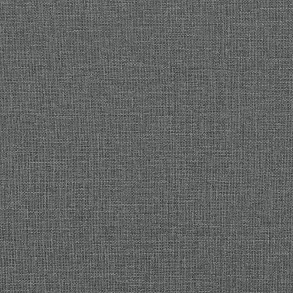2-seater sofa, dark grey, 120 cm, fabric