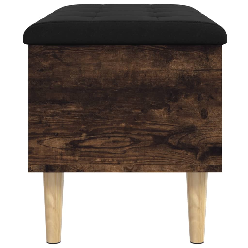 Bancă de depozitare, stejar fumuriu, 82x42x46 cm lemn prelucrat