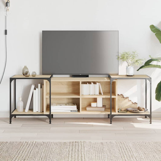 TV chest, sonoma oak, 153x37x50 cm, processed wood