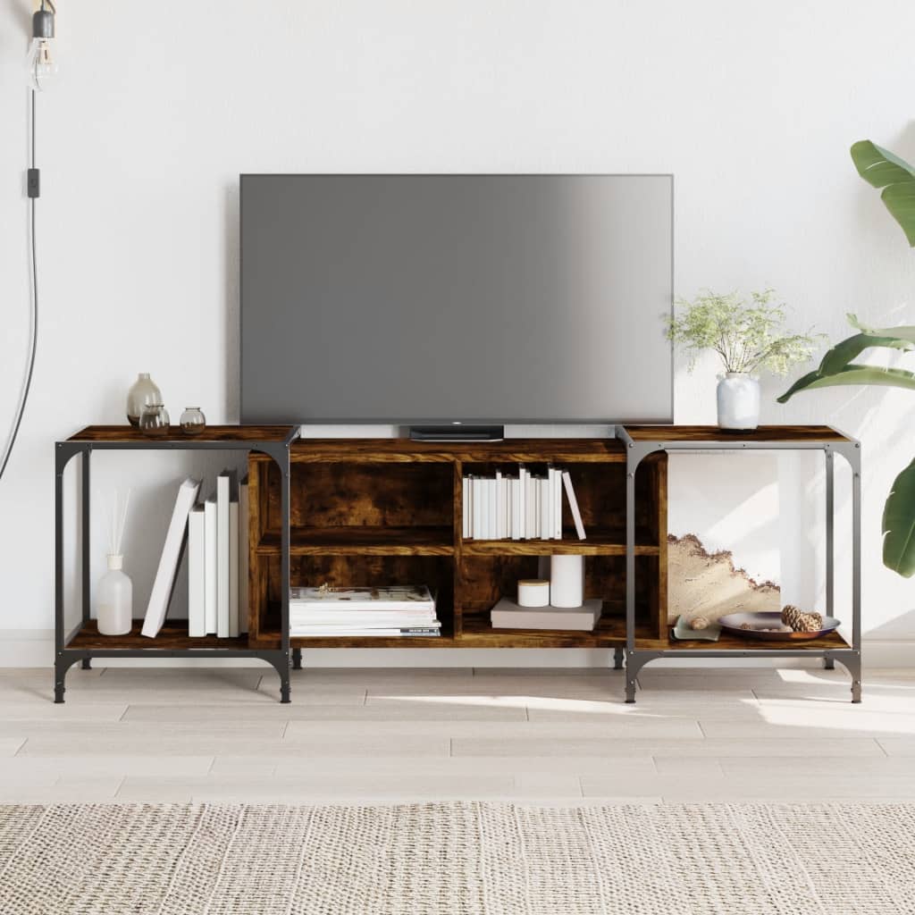 TV chest, smoky oak, 150x37x50 cm, composite wood