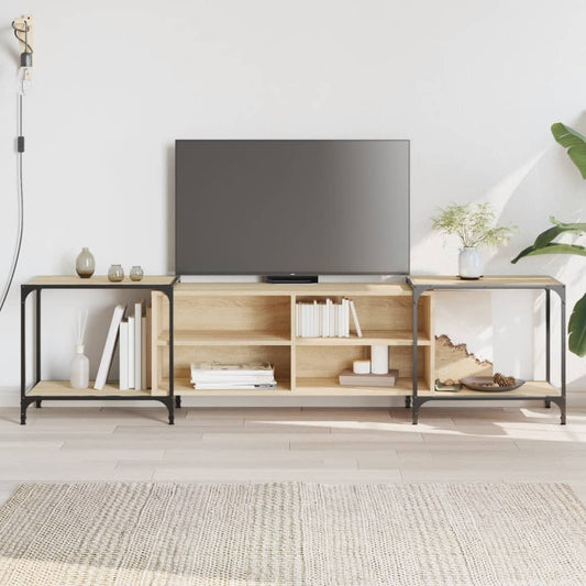 TV chest, sonoma oak, 203x37x50 cm, processed wood