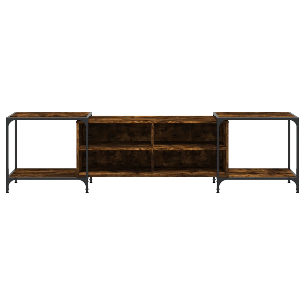 TV chest, smoky oak, 203x37x50 cm, processed wood