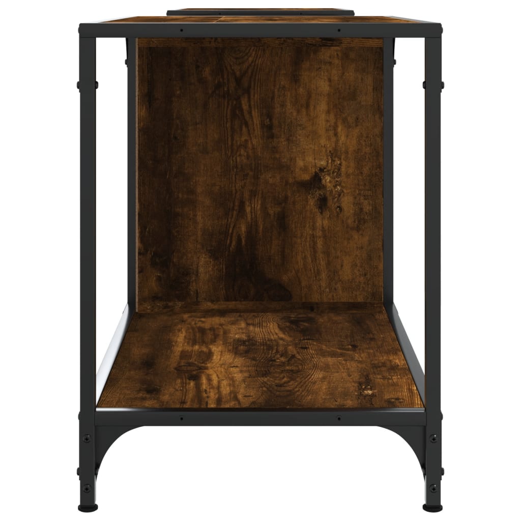 TV chest, smoky oak, 203x37x50 cm, processed wood