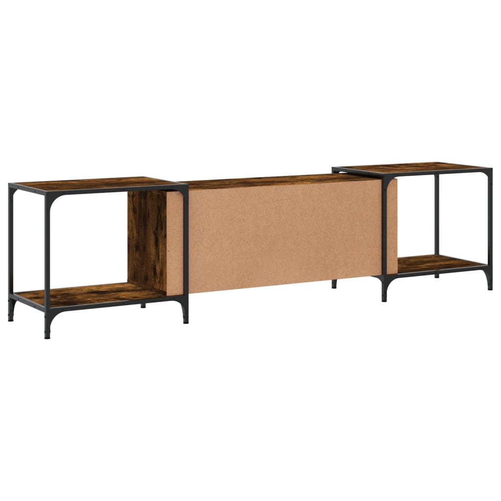 TV chest, smoky oak, 203x37x50 cm, processed wood