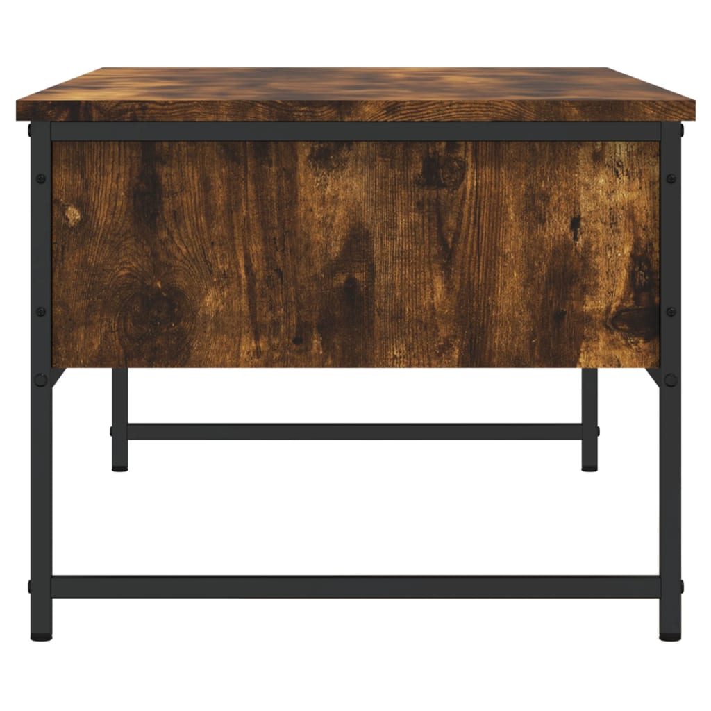 Coffee table, smoked oak, 101x49x39.5 cm, processed wood