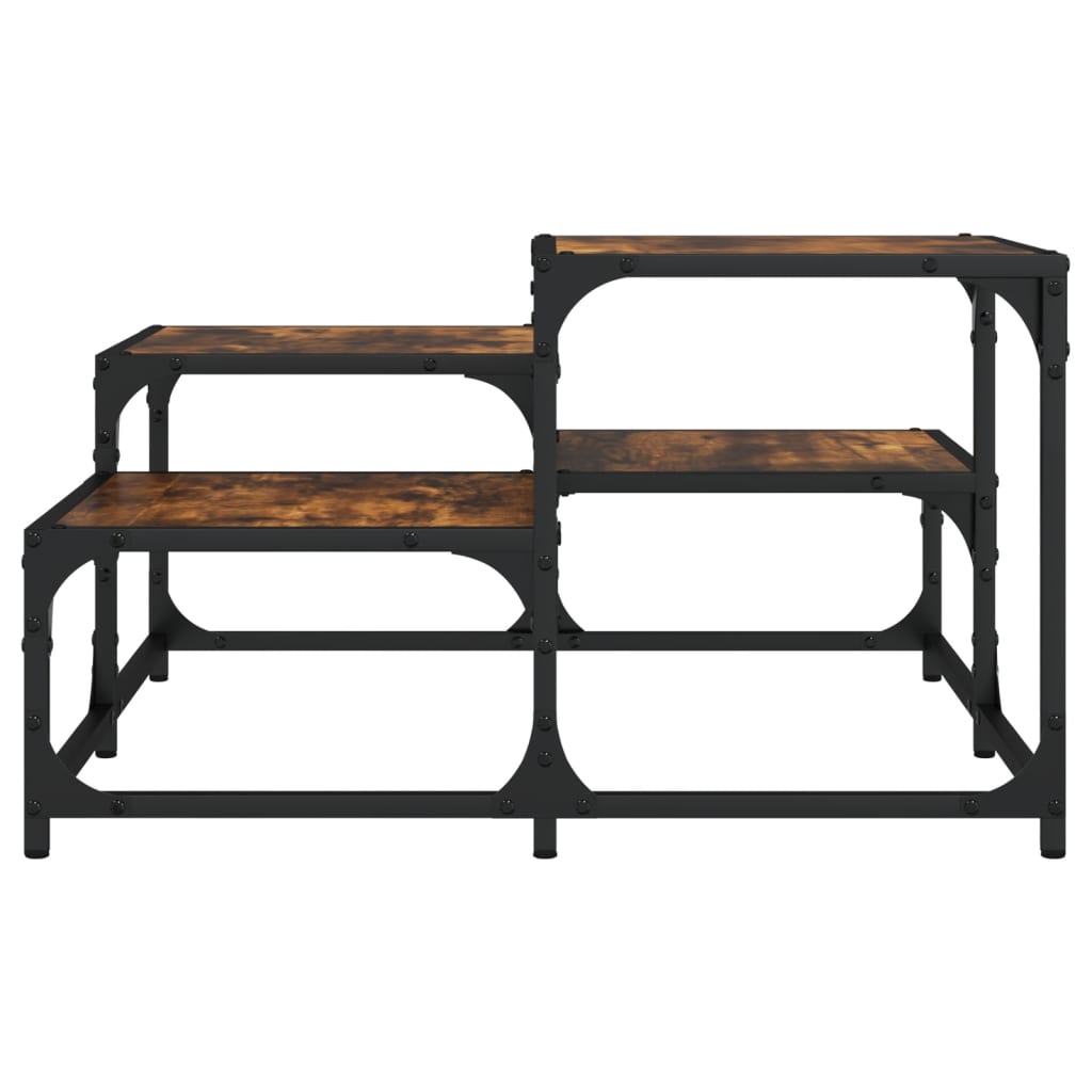 Coffee table, smoky oak, 68x68x40 cm, composite wood