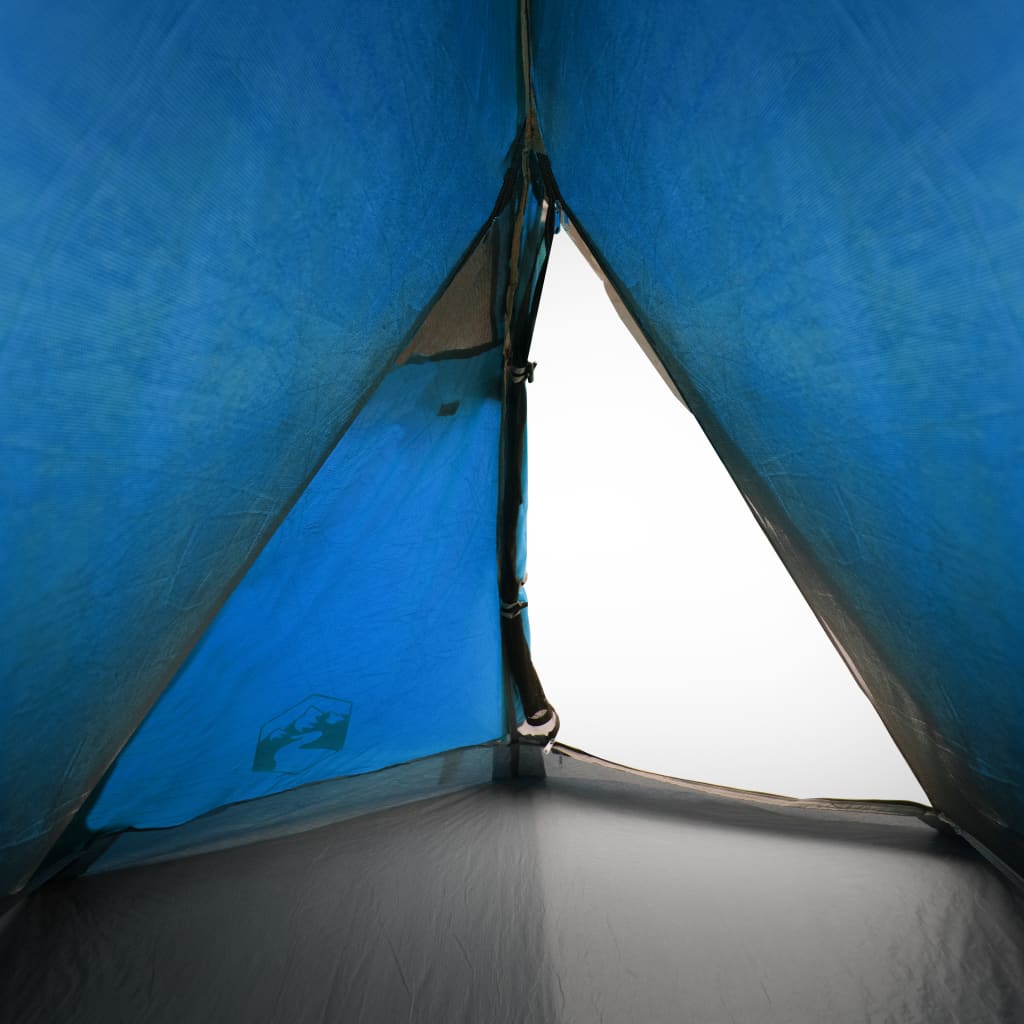 Camping tent 2 people blue, 267x154x117 cm, taffeta 185T