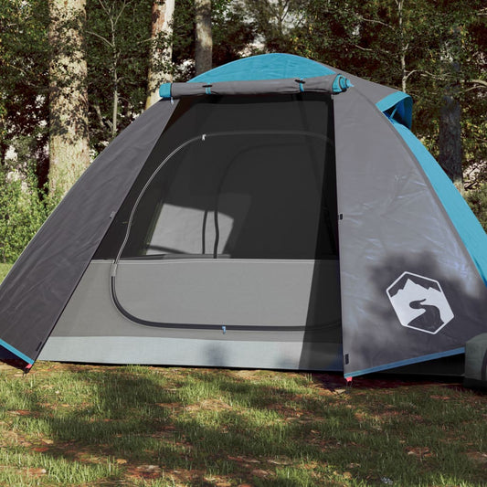 Camping tent 2 people blue, 224x248x118 cm, taffeta 185T