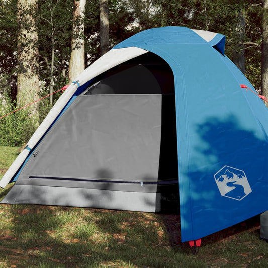 Camping tent 2 people blue, 264x210x125 cm, taffeta 185T