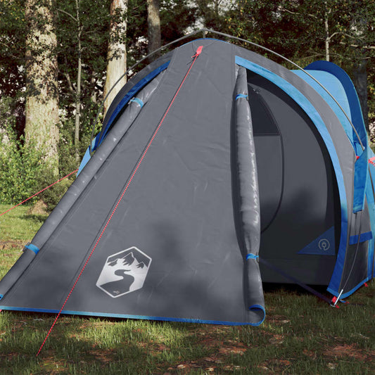 Camping tent 2 people blue, 320x140x120 cm, taffeta 185T