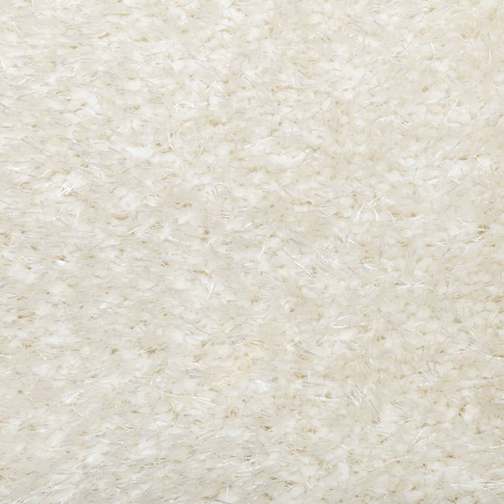 ISTAN carpet, with high threads, glossy appearance, cream, 140x200 cm