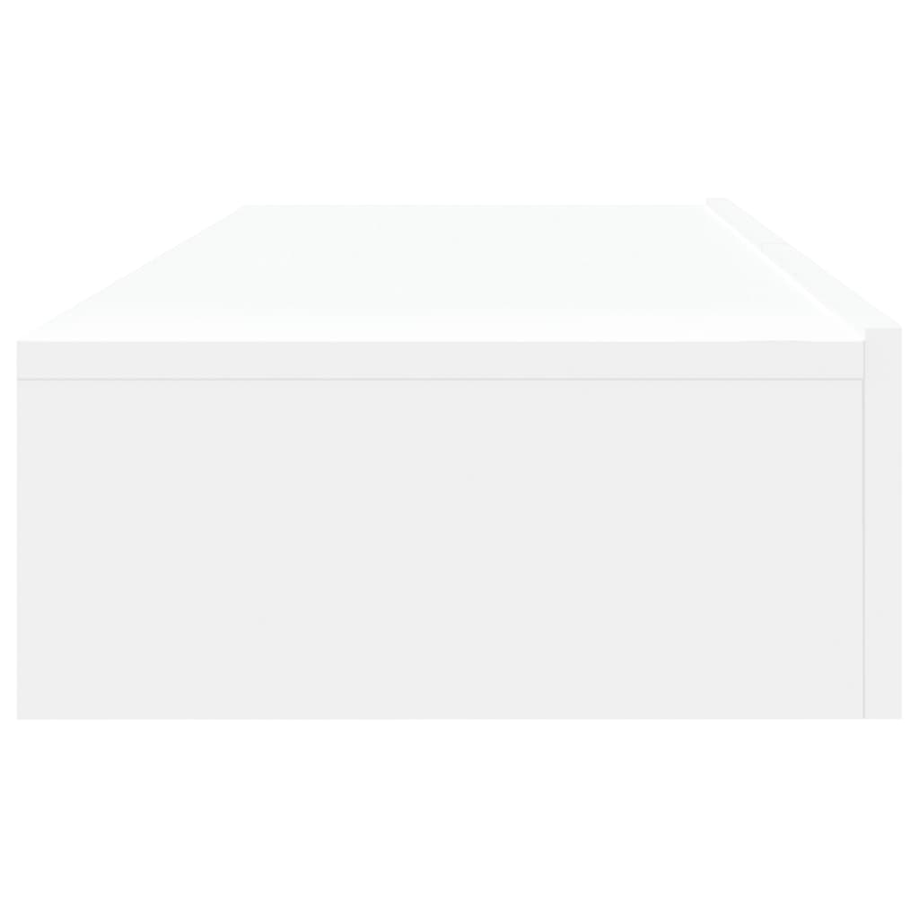 TV cabinets with LED lights, 2 pcs., white, 60x35x15.5 cm