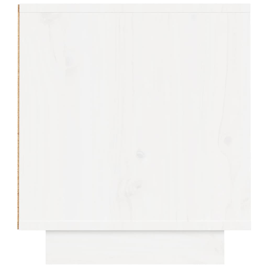 TV chest, white, 140x35x40 cm, solid pine wood
