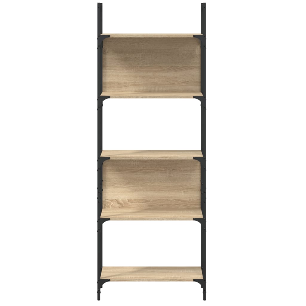 Bookcase 5 levels, sonoma oak, 60.5x24x166.5 cm