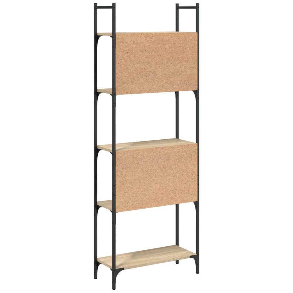 Bookcase 5 levels, sonoma oak, 60.5x24x166.5 cm