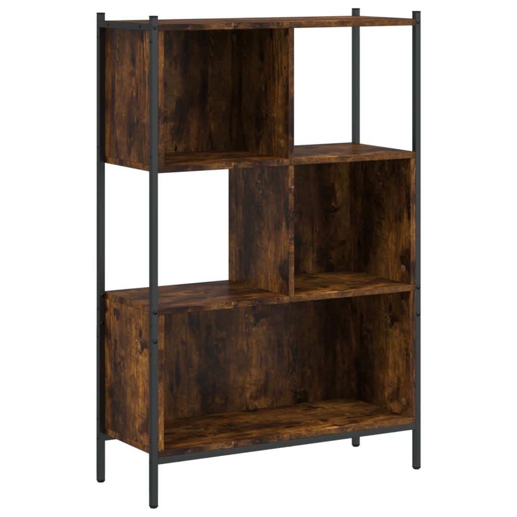 Bibliotecă, stejar fumuriu, 72x28x109 cm, lemn prelucrat