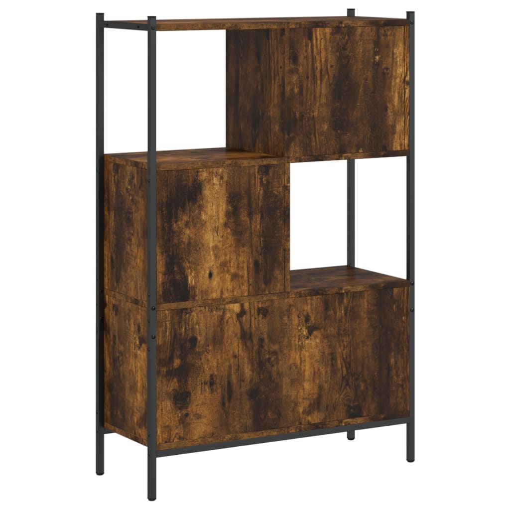 Bibliotecă, stejar fumuriu, 72x28x109 cm, lemn prelucrat
