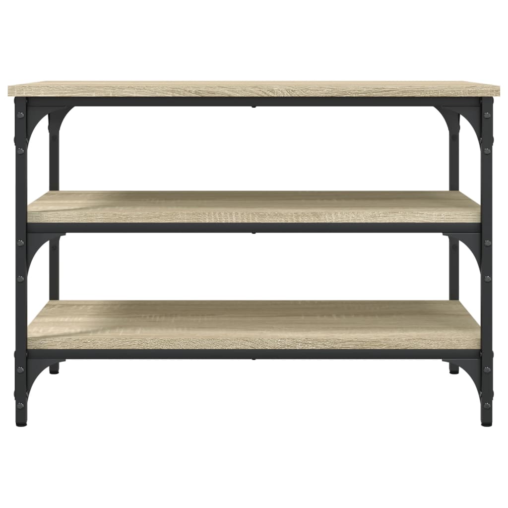 Bancă de pantofi, stejar sonoma, 70x38,5x49 cm, lemn prelucrat