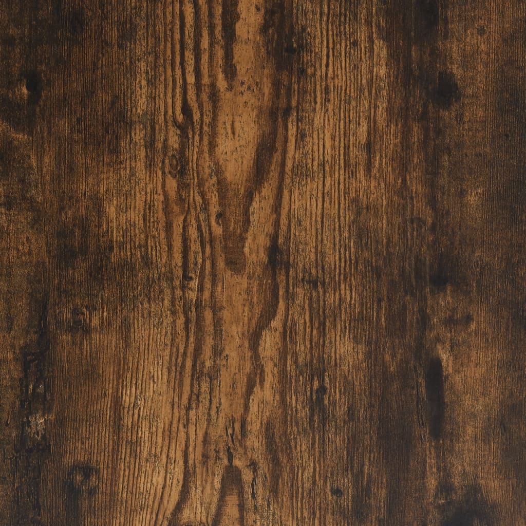 Shoe bench, smoky oak, 70x38.5x49 cm, processed wood