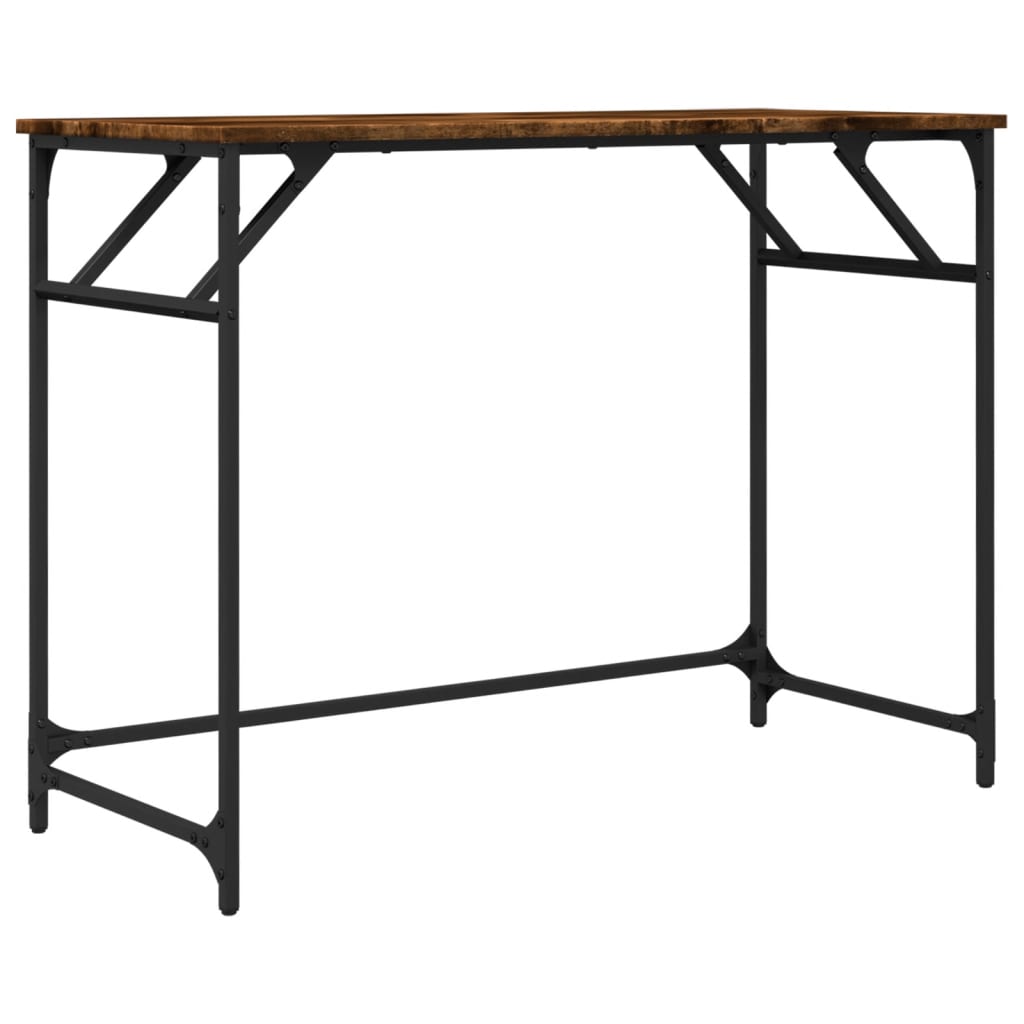 Sonoma oak desk 100x45x76 cm wood/electrostatically painted steel