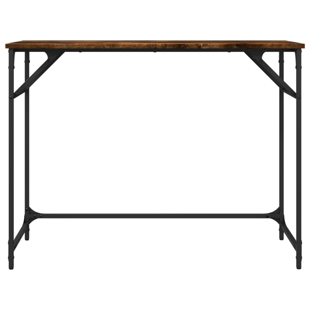 Sonoma oak desk 100x45x76 cm wood/electrostatically painted steel